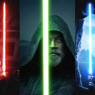 Luke Skywalker vs Kylo Ren wallpaper