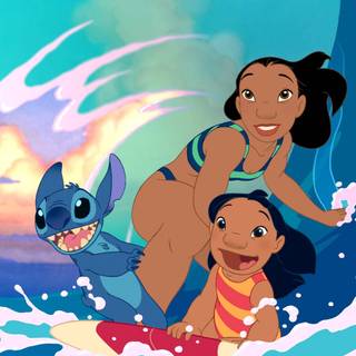 Lilo and Stitch desktop wallpaper