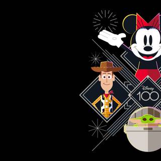 Disney 100 wallpaper