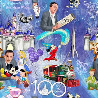 Disney 100 wallpaper