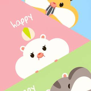 Cartoon hamster wallpaper