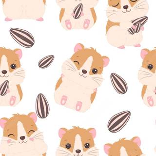 Cartoon hamster wallpaper