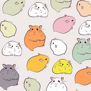 Cartoon hamster wallpaper