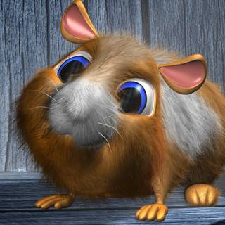 Cartoon hamster wallpaper