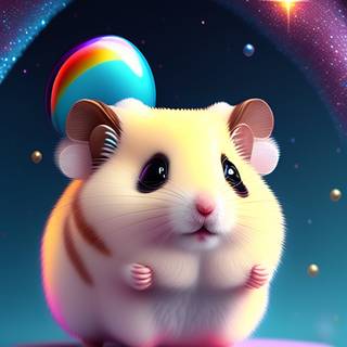 Cartoon hamster wallpaper