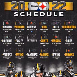 2023 Steelers schedule wallpaper