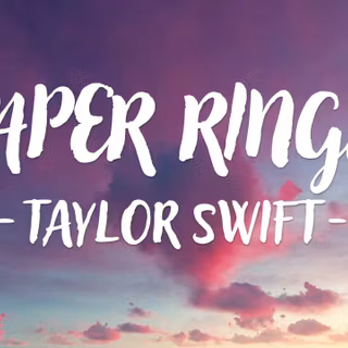 Paper Rings Taylor Swift Lyrics laptop wallpaper