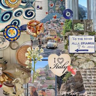 Italian summer wallpaper