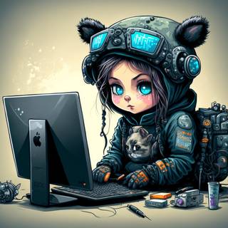 Hacker profile wallpaper