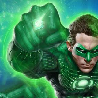 Green Lantern 4k wallpaper