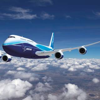 Boeing 747 4k wallpaper