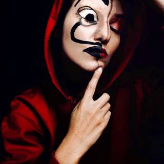 Money Heist mask 4k wallpaper