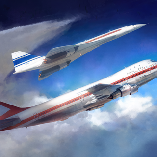 Boeing 747 4k wallpaper