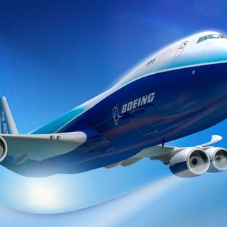 Boeing 747 4k wallpaper