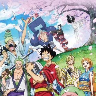 One Piece Wano phone wallpaper