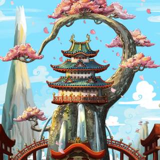 One Piece Wano phone wallpaper