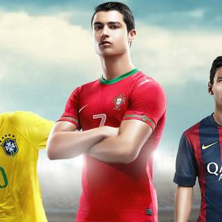 Ronaldo and Neymar 4k wallpaper