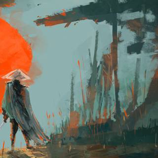 Japanese samurai 4k wallpaper