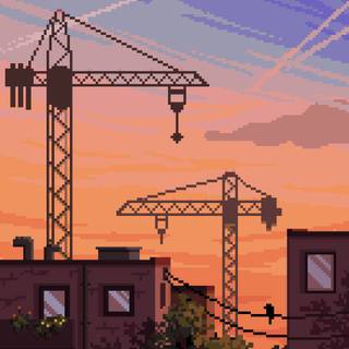 Construction phone wallpaper