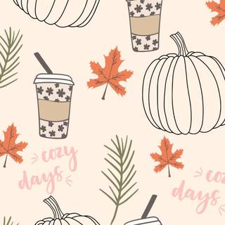 Cute autumn iPhone wallpaper
