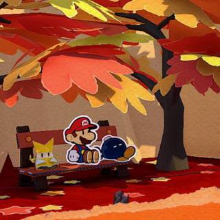 Mario autumn wallpaper