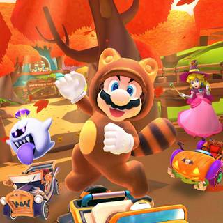 Mario autumn wallpaper