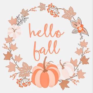 Cute autumn iPhone wallpaper