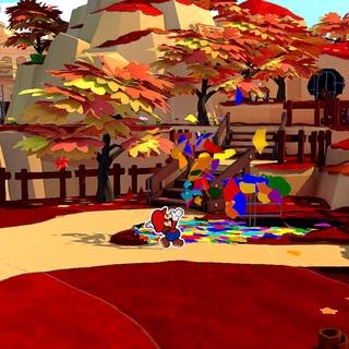 Mario autumn wallpaper