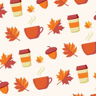 Cute autumn iPhone wallpaper