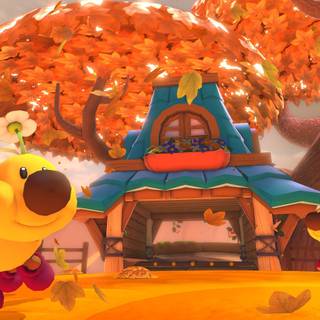 Mario autumn wallpaper