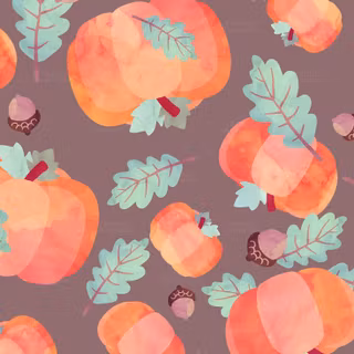 Purple and orange autumn wallpaper