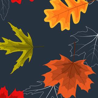 Cute autumn iPhone wallpaper