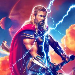 Thor lightning 4k wallpaper