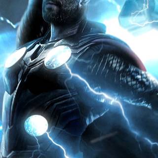 Thor lighting 4k iPhone wallpaper