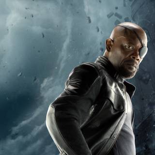 Nick Fury 4k wallpaper