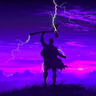 Thor lightning 4k wallpaper