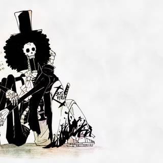 Brook One Piece 4k wallpaper