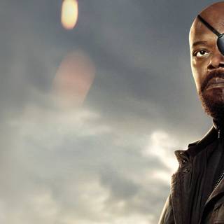 Nick Fury 4k wallpaper