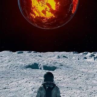 4k astronaut iPhone wallpaper
