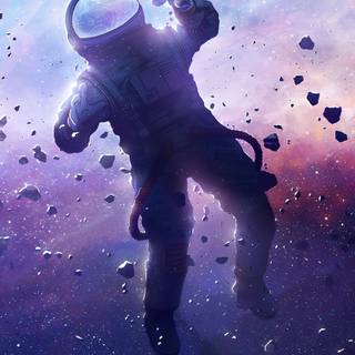 4k astronaut iPhone wallpaper