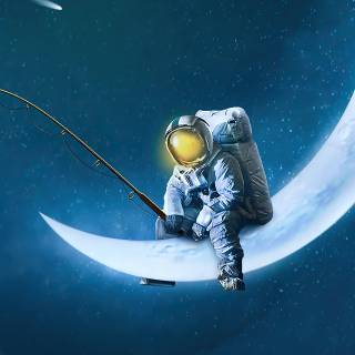 4k astronaut iPhone wallpaper