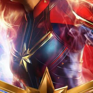 Captain Marvel 4k mobile wallpaper