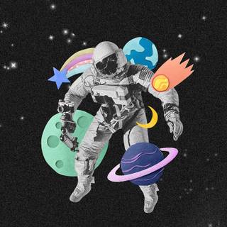 4k astronaut iPhone wallpaper