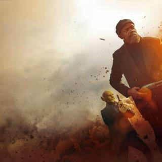 Nick Fury 4k wallpaper