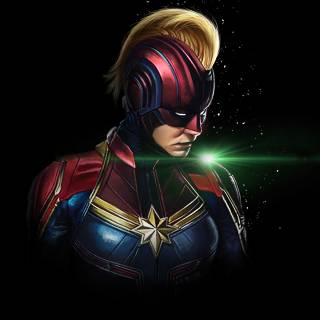Captain Marvel 4k mobile wallpaper