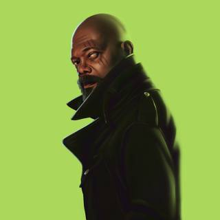 Nick Fury 4k wallpaper