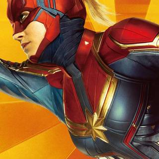 Captain Marvel 4k mobile wallpaper