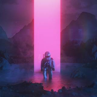 4k astronaut iPhone wallpaper