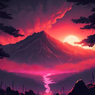 Nature 4k anime wallpaper