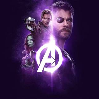 Avengers logo PC wallpaper